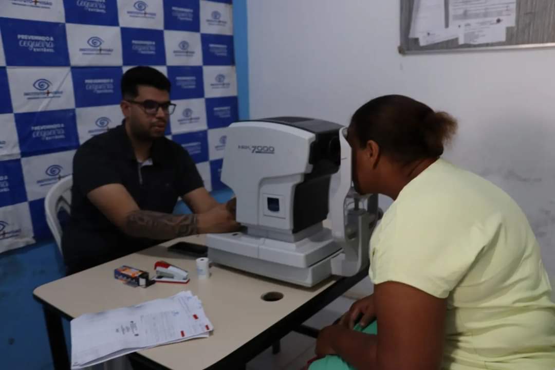 Prefeitura realiza mutirão oftalmologico em parceria com o Instituto Mais Visão